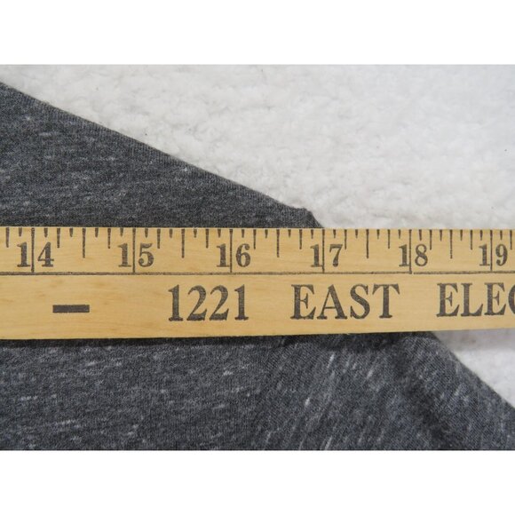 Lane Bryant Shirt Womens 18/20 Gray Rhinestone Four Leaf Clover St Patricks Day - Picture 5 of 7